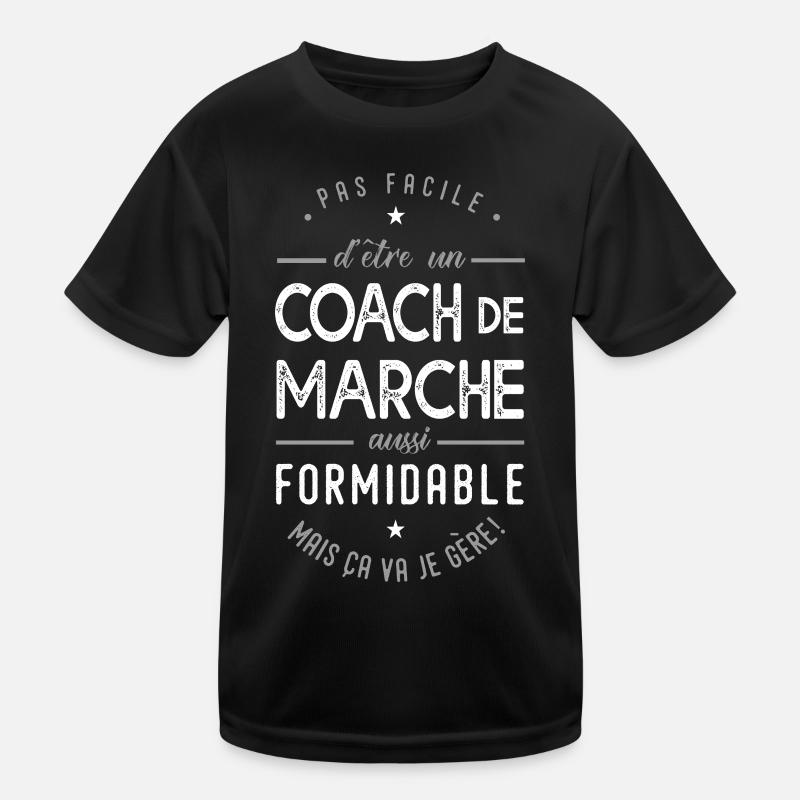 coach Marche formidable cadeau sport Marche T-shirt sport Enfant
