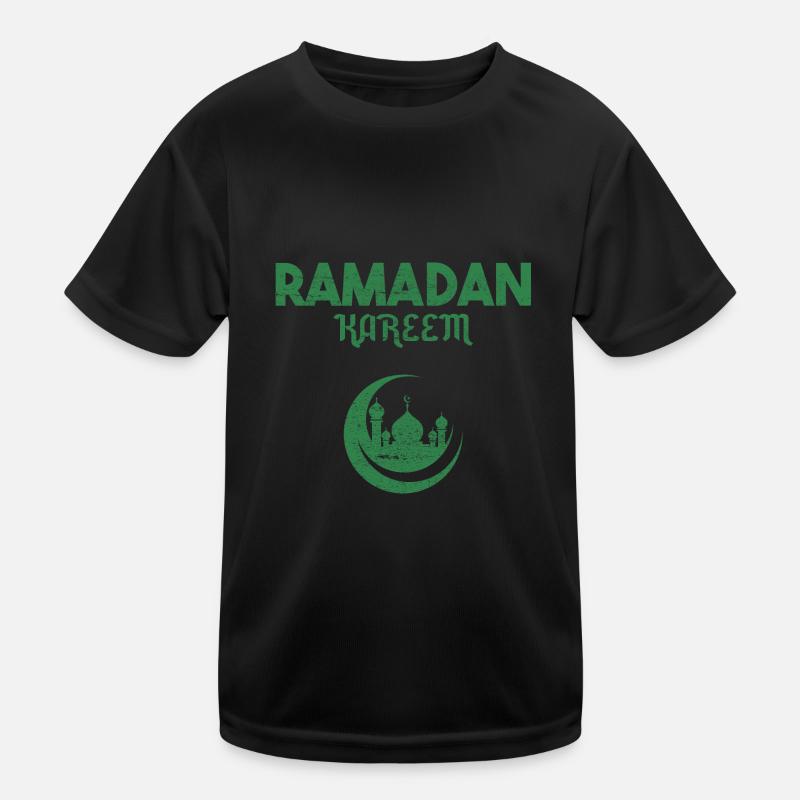 Ramadan Kareem Moschee Muslim Geschenkidee Kinder Funktions-T-Shirt