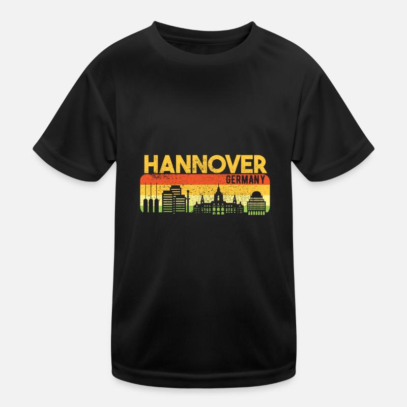 Cadeau Hanovrien Skyline Hanover T-shirt sport Enfant