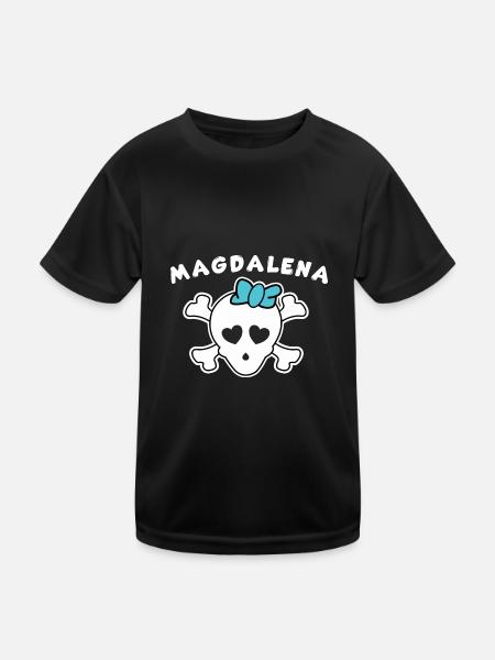 Pirate Lotte Design pour les filles et les femmes - T-shirt sport Enfant - noir - Devant