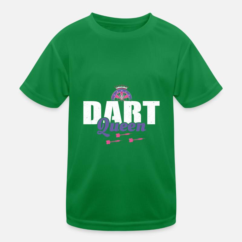 Dart Queen design - Darts Dart Player Gift Kids Functional T-Shirt