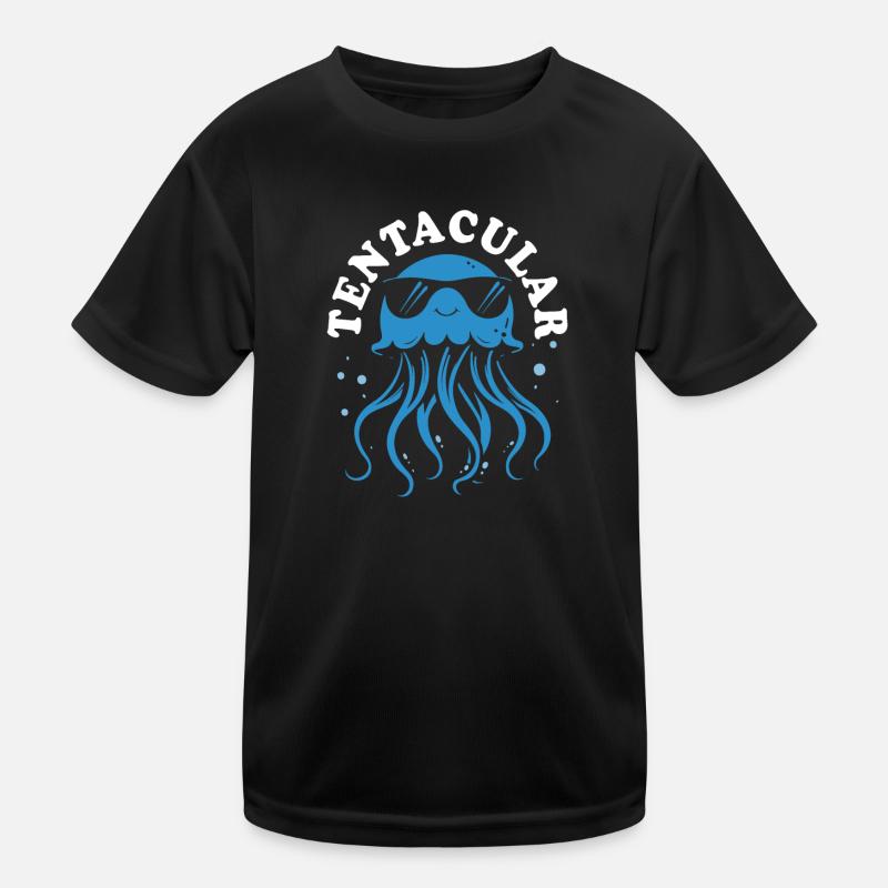 Tentaculaire - Méduses avec des tentacules, créatures marines T-shirt sport Enfant