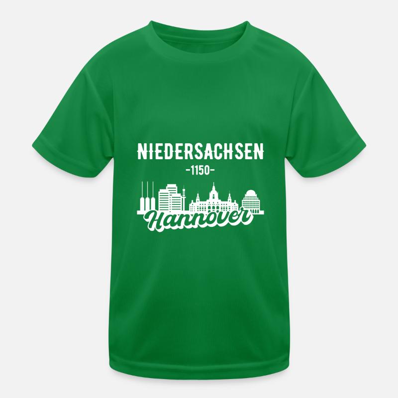 Hannover Skyline Geschenkidee Kinder Funktions-T-Shirt