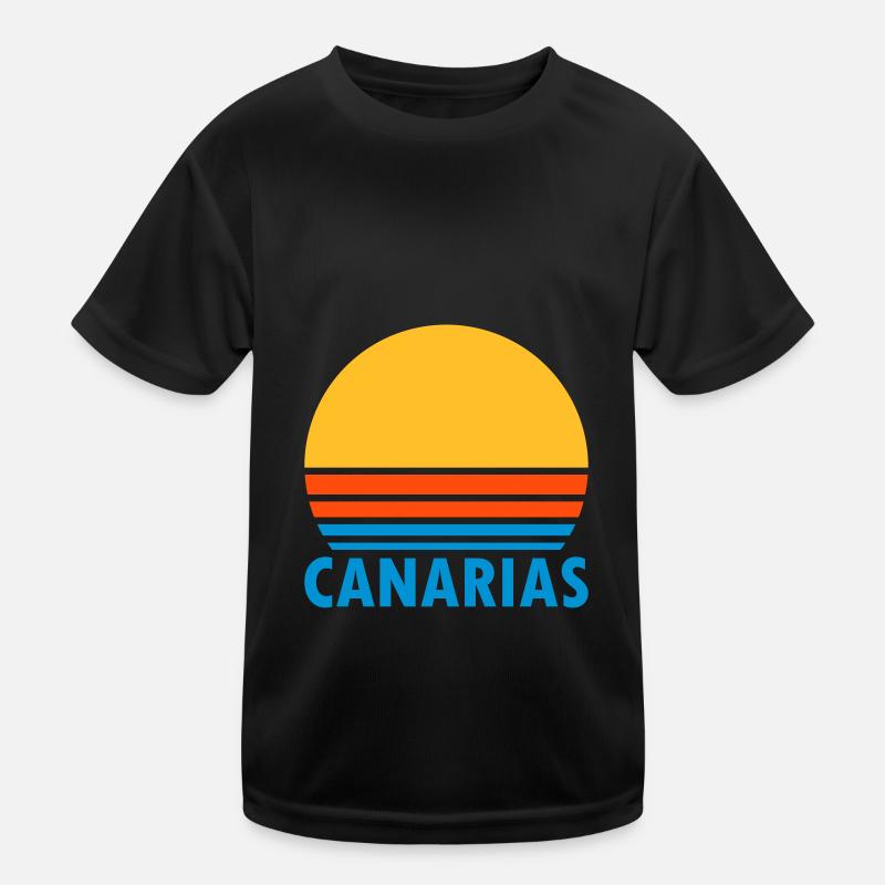 Canarias (geteilte Sonne) Kinder Funktions-T-Shirt