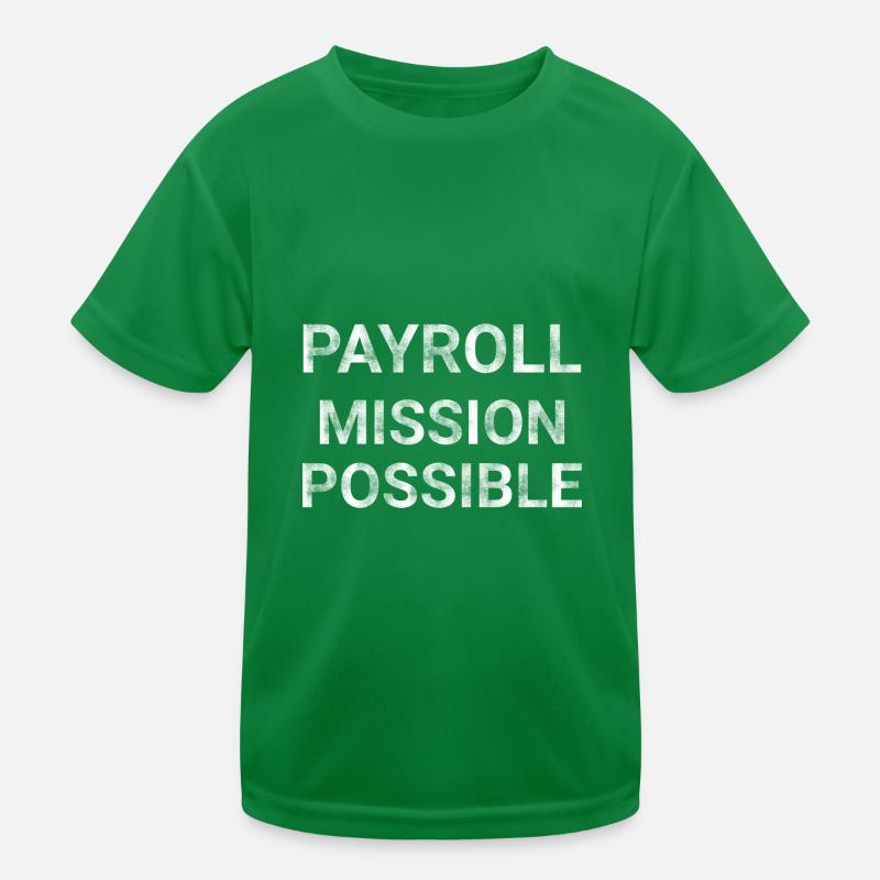 Payroll Mission Possible Kids Functional T-Shirt