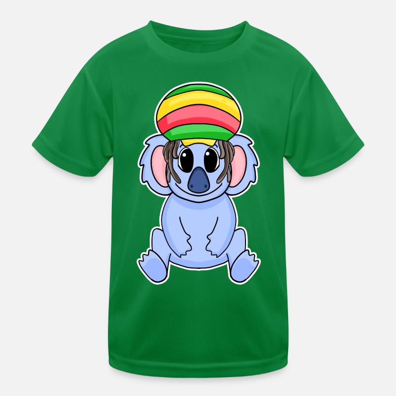 Rasta Koala Kids Functional T-Shirt