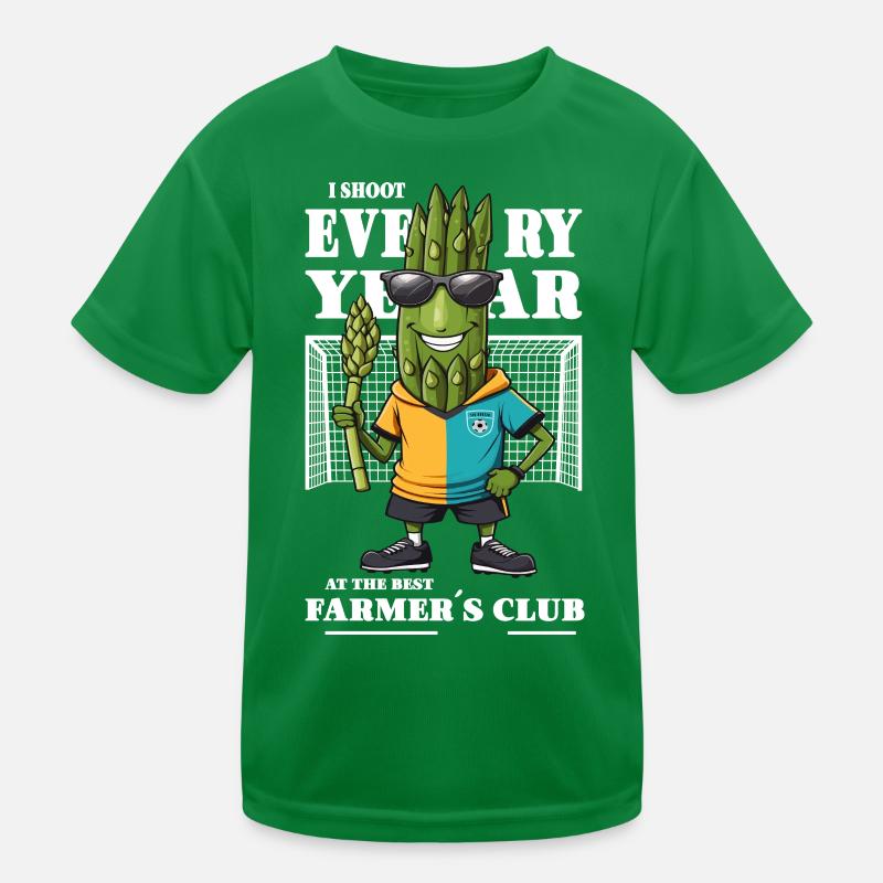 Asparagus Association Kids Functional T-Shirt