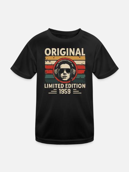 Original 1959 Retro Birthday 1959 Vintage 1959 - Kids Functional T-Shirt - black