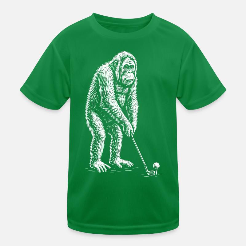 Putts de golf orang-outans T-shirt sport Enfant