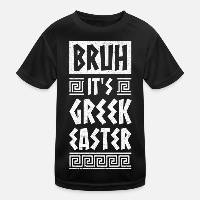 Bruder, es ist griechisch-orthodoxes Oster-Ostern Kinder Funktions-T-Shirt