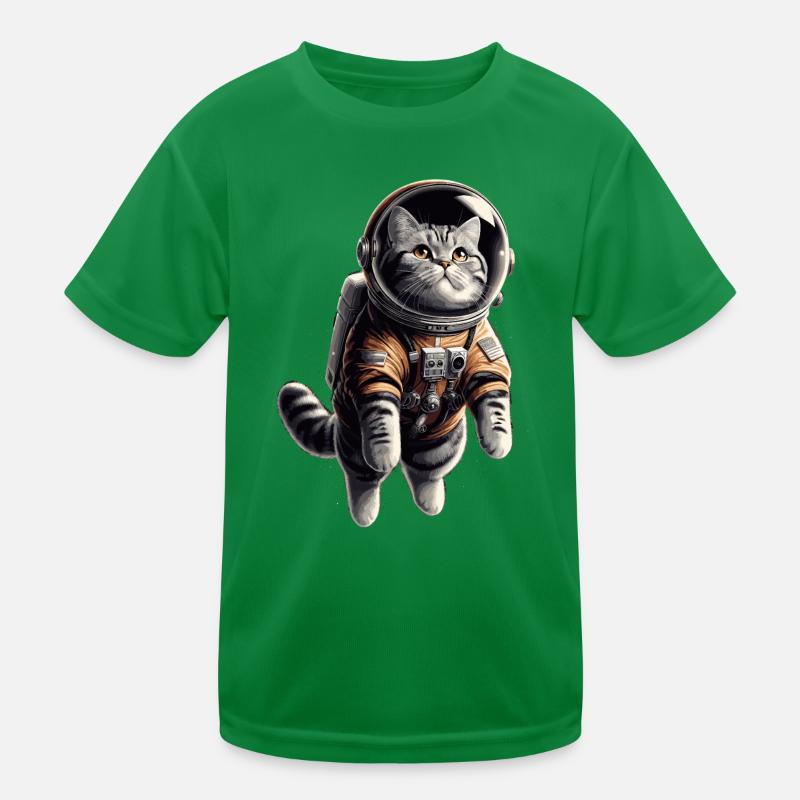 Astronaut BKH Tabby Gift Kids Functional T-Shirt