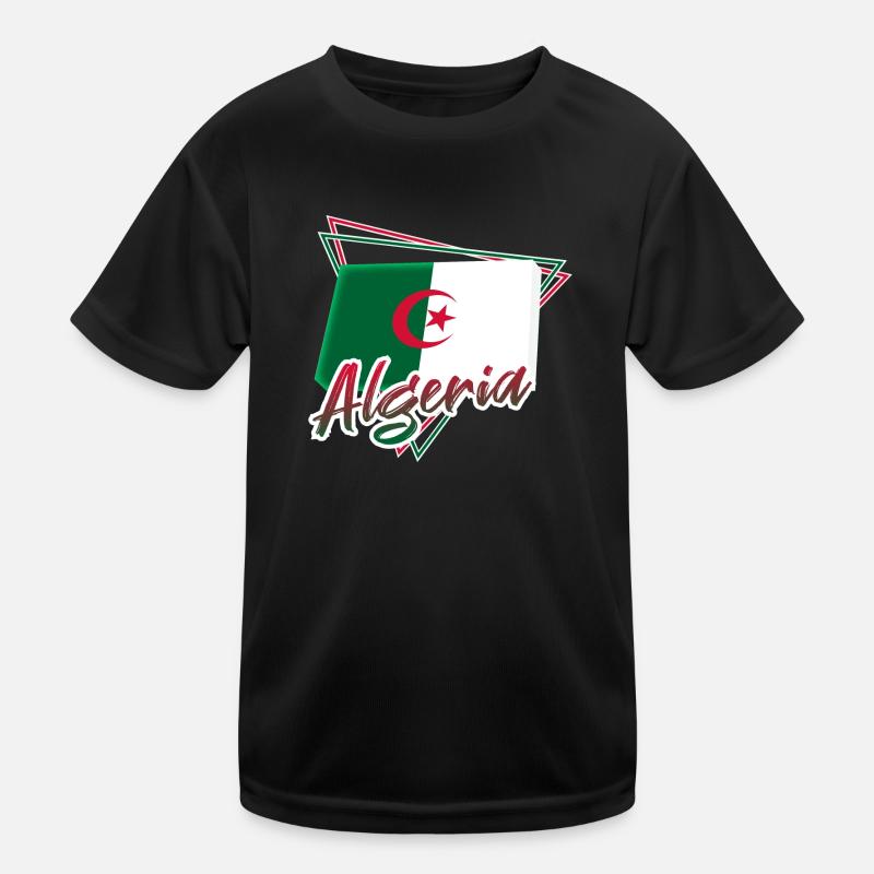 Algerien Kinder Funktions-T-Shirt