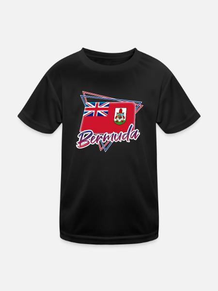 Bermuda - Kids Functional T-Shirt - black