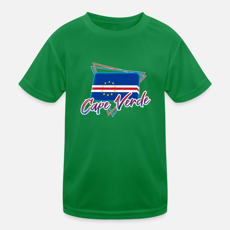 Cape Verde Kids Functional T-Shirt