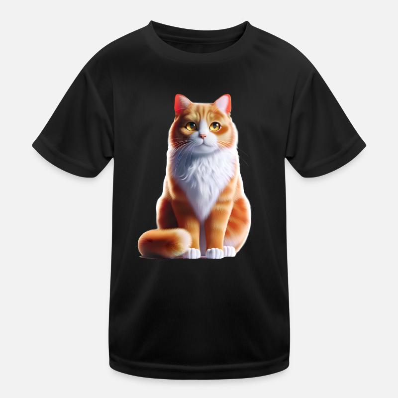 Conception de chaton mignon T-shirt sport Enfant