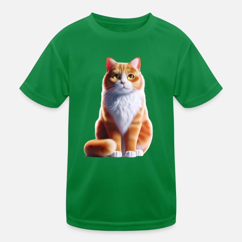 Conception de chaton mignon T-shirt sport Enfant