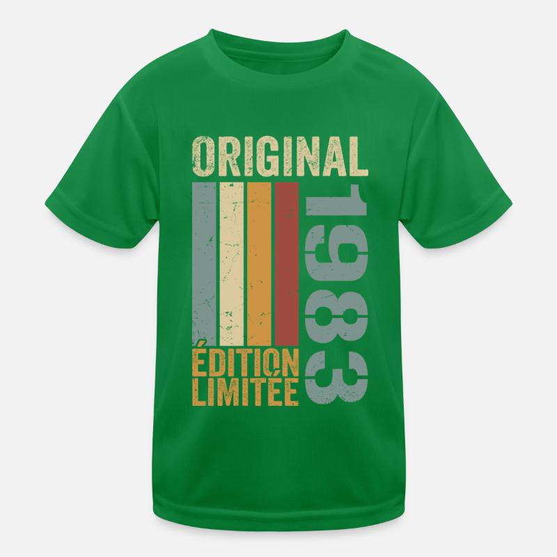 1983 | Édition Limitée cadeau d'anniversaire 1983 T-shirt sport Enfant