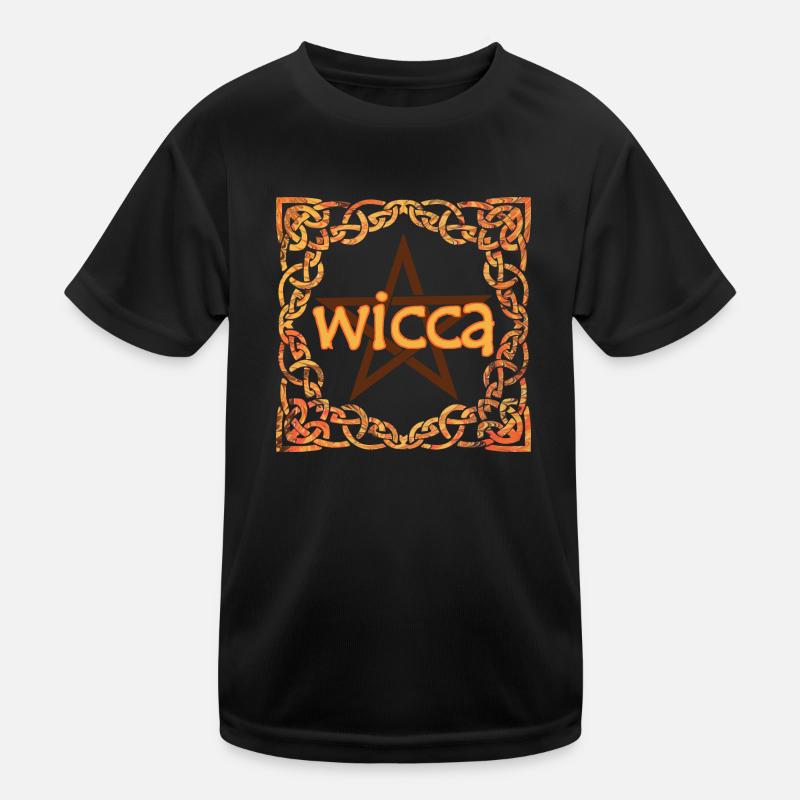 Celtic frame wicca e 118 Kids Functional T-Shirt