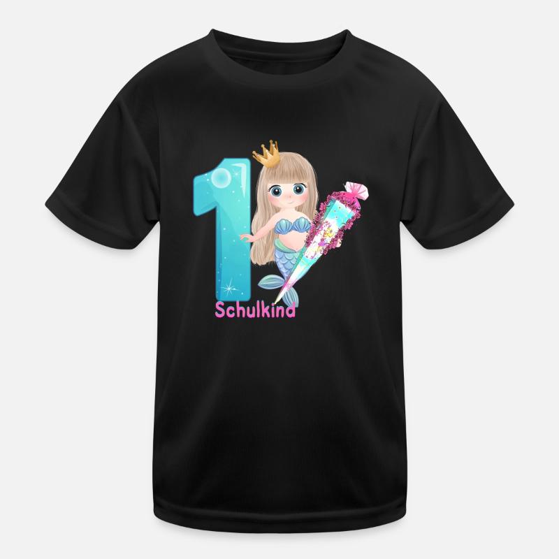 Schulkind Kinder Funktions-T-Shirt
