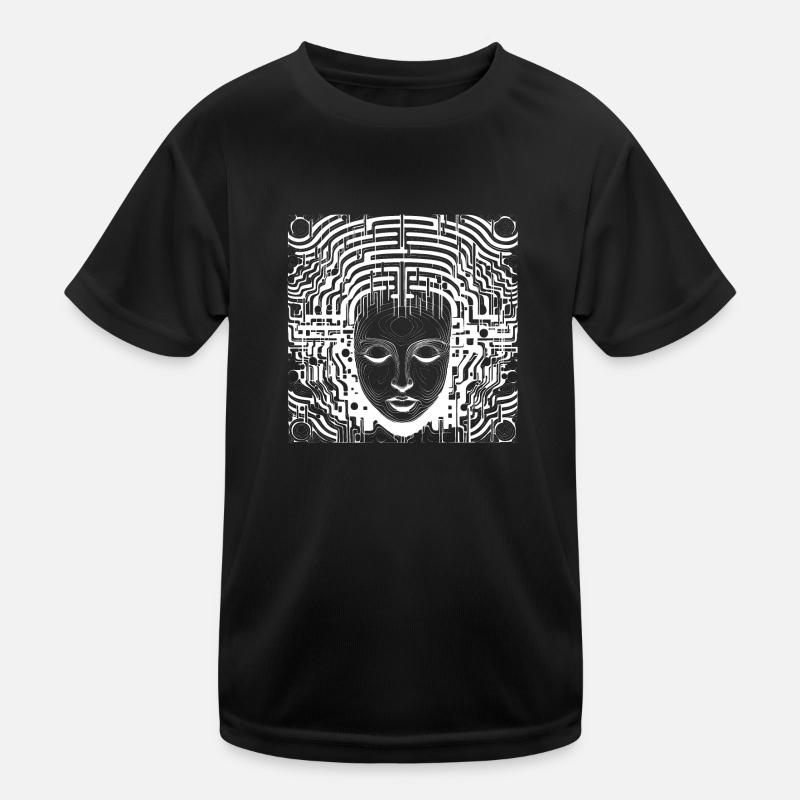 Brain Structures - Surreal Art Kids Functional T-Shirt