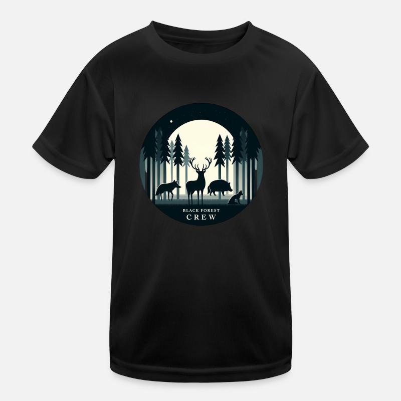 Black Forest Crew Kids Functional T-Shirt