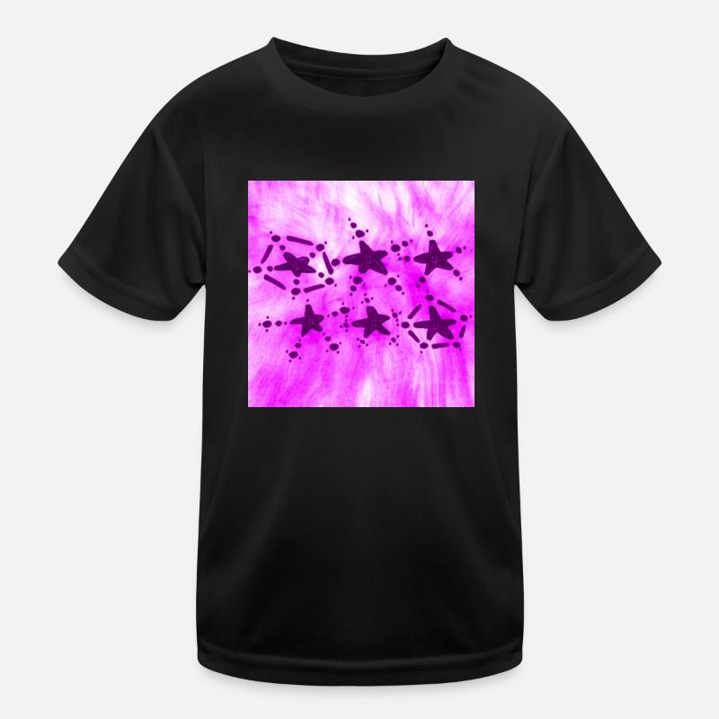 6 ÉTOILES SOURIANT VIOLET T-shirt sport Enfant
