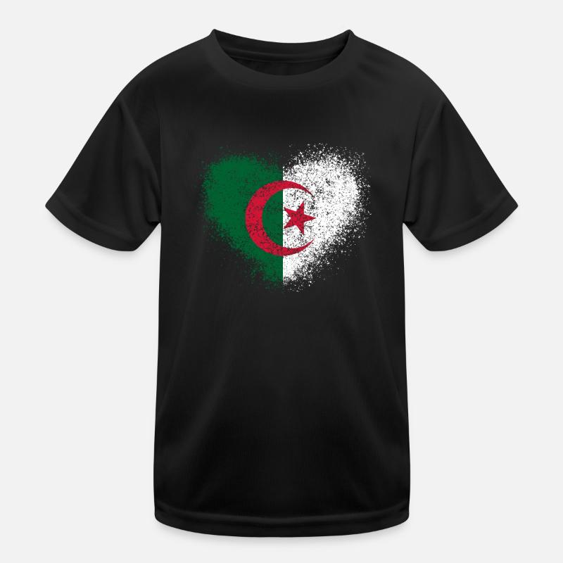 Algerien Kinder Funktions-T-Shirt