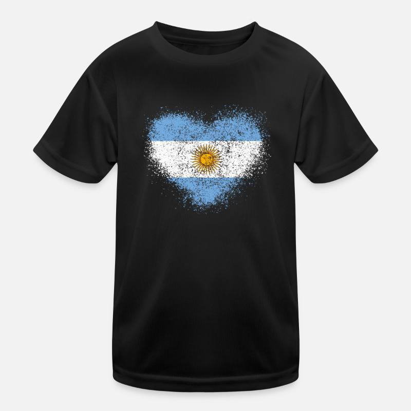 Argentinien Kinder Funktions-T-Shirt