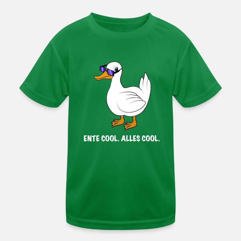 Ente cool Spruch Kinder Funktions-T-Shirt