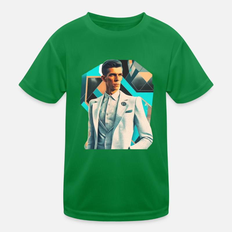 Retro Flash No20 Kinder Funktions-T-Shirt