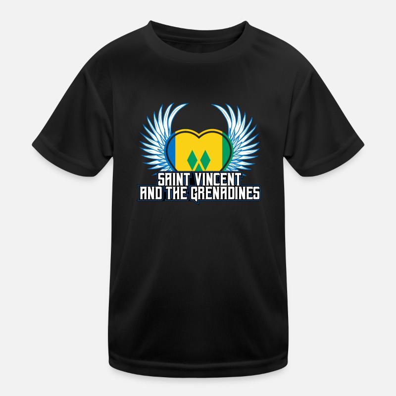 Saint Vincent and the Grenadines Kids Functional T-Shirt