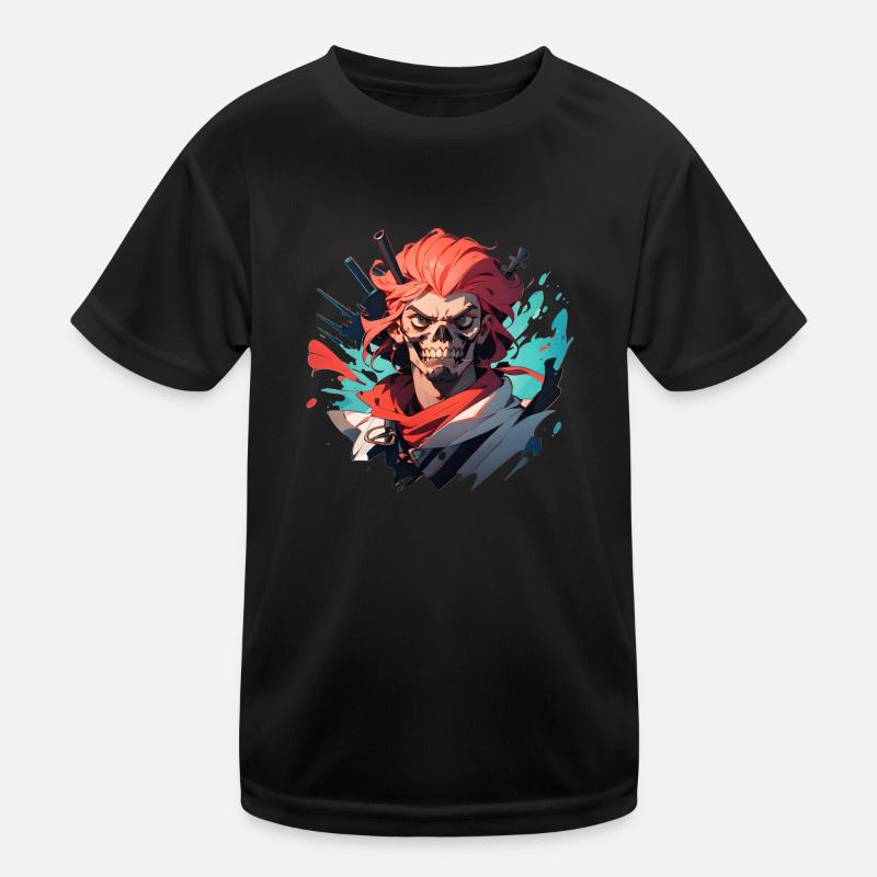 Pirat Kinder Funktions-T-Shirt