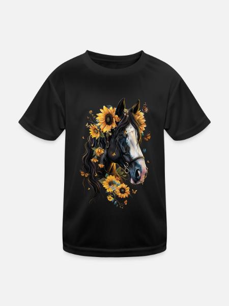 Comté - T-shirt sport Enfant - noir - Devant