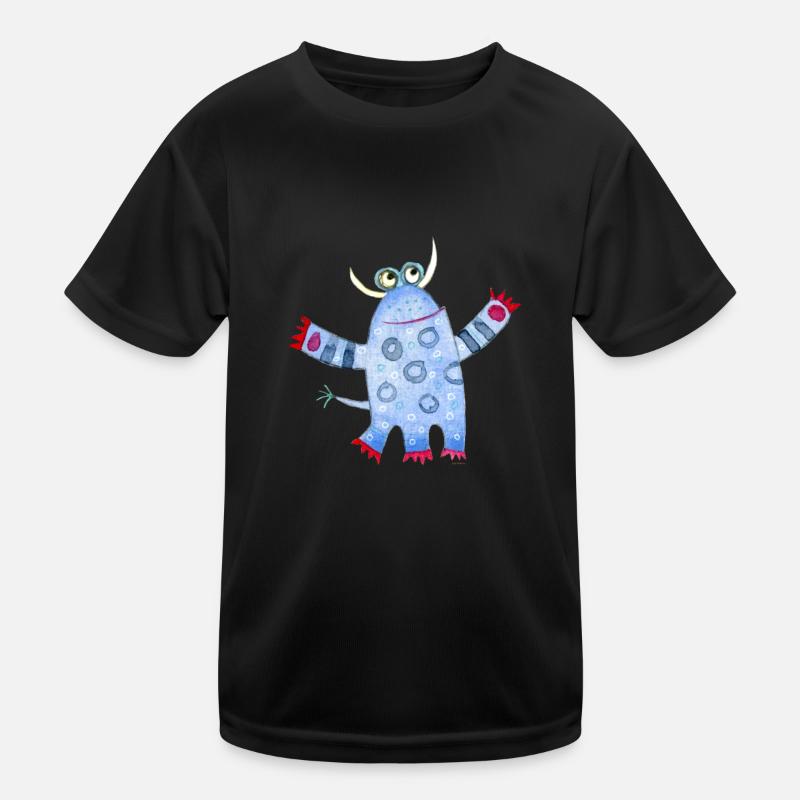 Cute Monsters Kids Functional T-Shirt