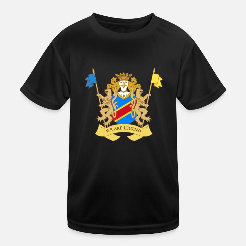 BLAZON DRC - Kids Functional T-Shirt - black