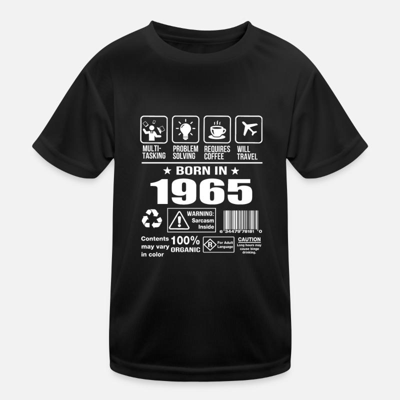 Born In 1965 Kids Functional T-Shirt