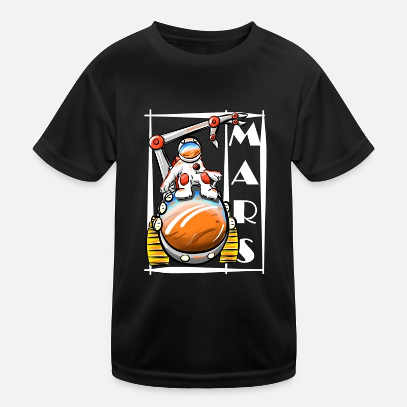 Mars - Kids Functional T-Shirt - black