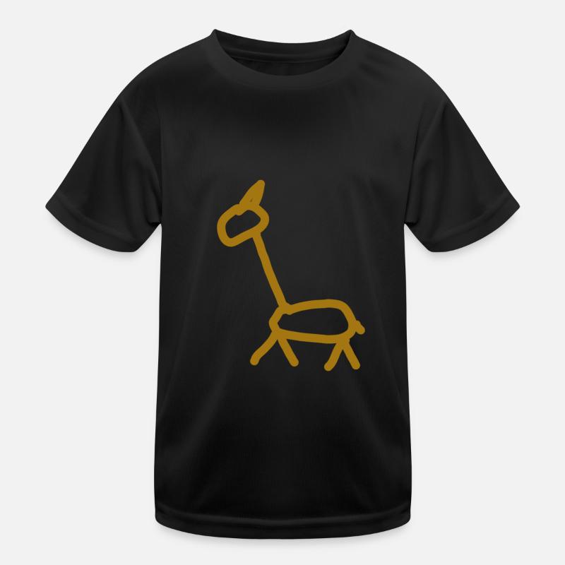 girafe T-shirt sport Enfant