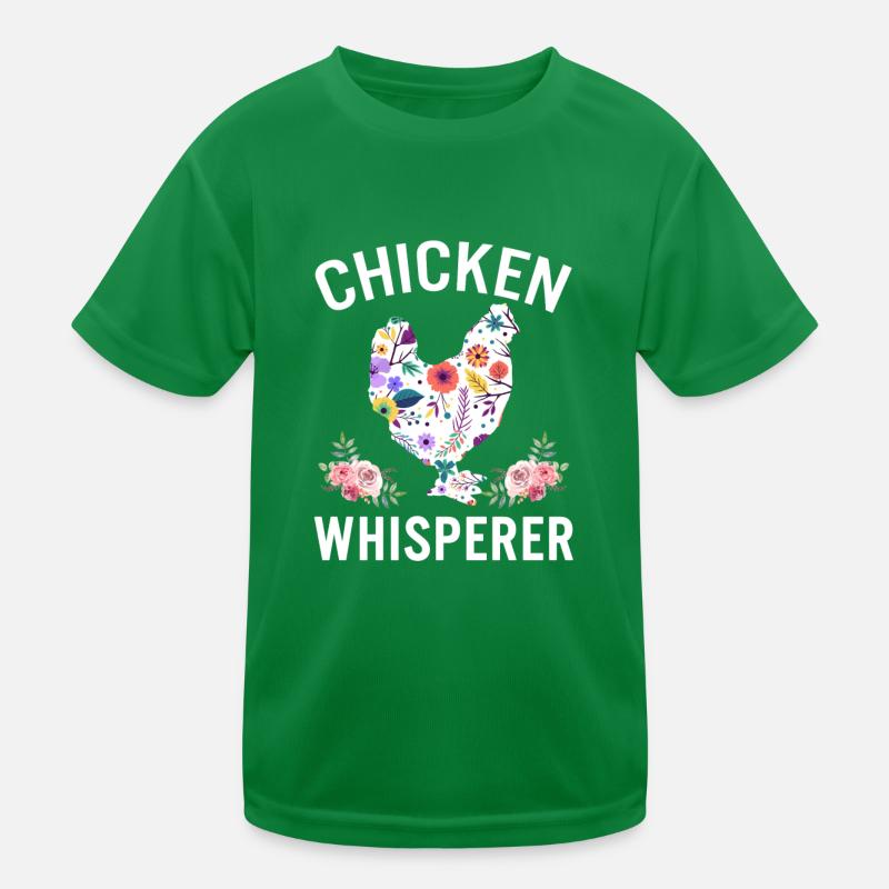 Hühnerflüsterer Kinder Funktions-T-Shirt