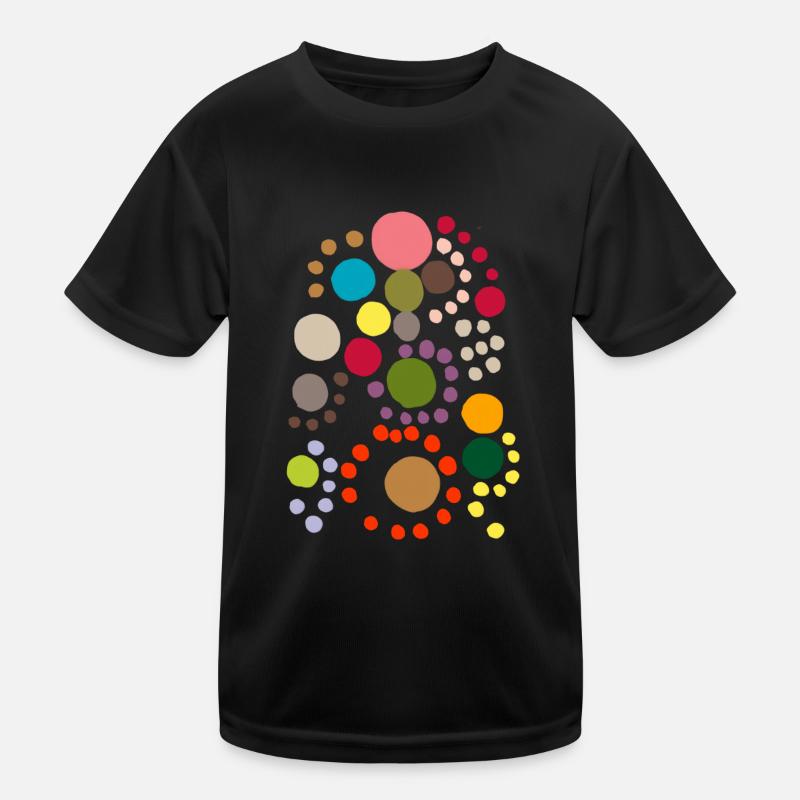 iroiro polka dots Kinder Funktions-T-Shirt