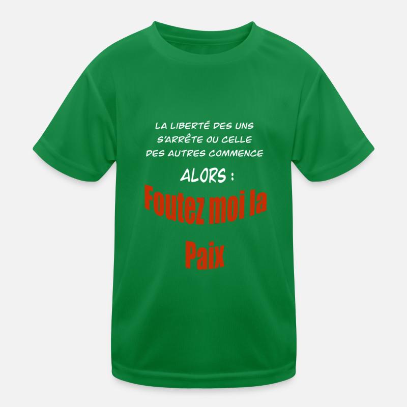 Foutez moi la paix T-shirt sport Enfant