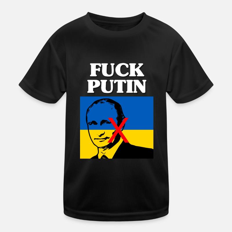 Ukraine Poutine T-shirt sport Enfant