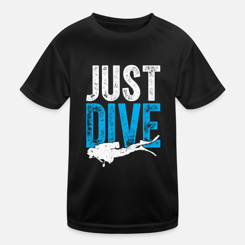 Just Dive Kinder Funktions-T-Shirt