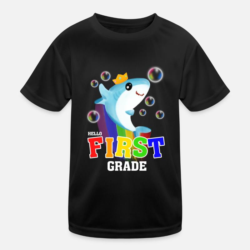 Hello First Grade Kids Functional T-Shirt