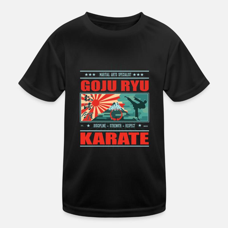 cooles Goju Ryu Karate - Japan Design Kinder Funktions-T-Shirt