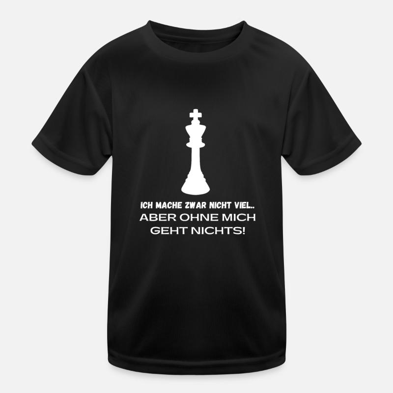 Schach Spruch Geschenk Schachmatt Queens Gambit Kinder Funktions-T-Shirt