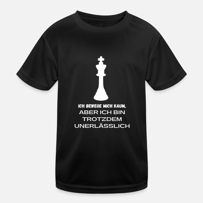 Schach Spruch Geschenk Schachmatt Queens Gambit Kinder Funktions-T-Shirt