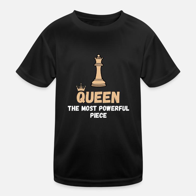 Chess Saying Gift Checkmate Queens Gambit Kids Functional T-Shirt