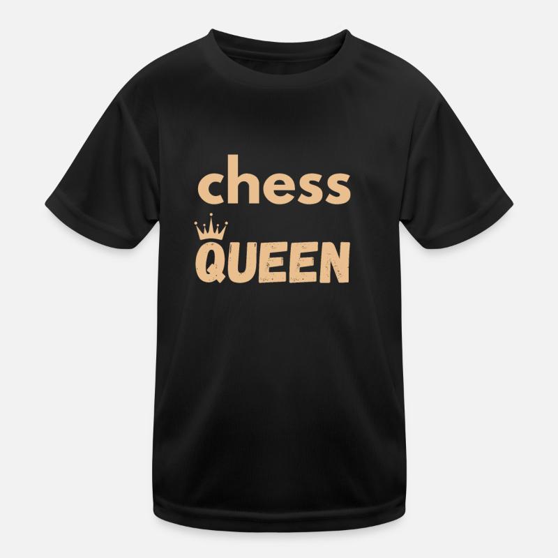 Chess Saying Gift Checkmate Queens Gambit Kids Functional T-Shirt
