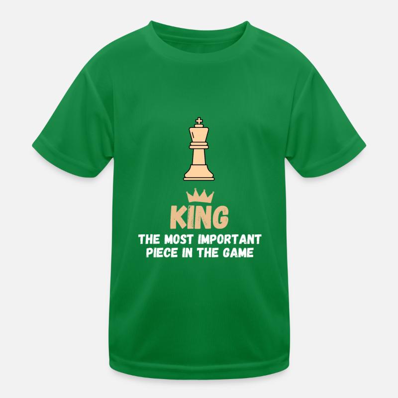 Schach Spruch Geschenk Schachmatt Queens Gambit Kinder Funktions-T-Shirt
